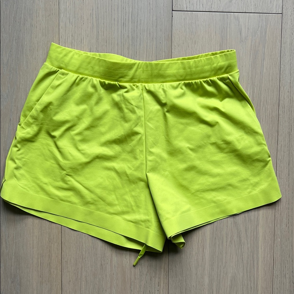Uniqlo Neon Green Women's Athletic Shorts